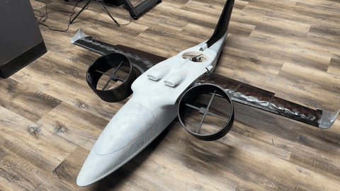 Kestrel front-duct tilt mechanism under test